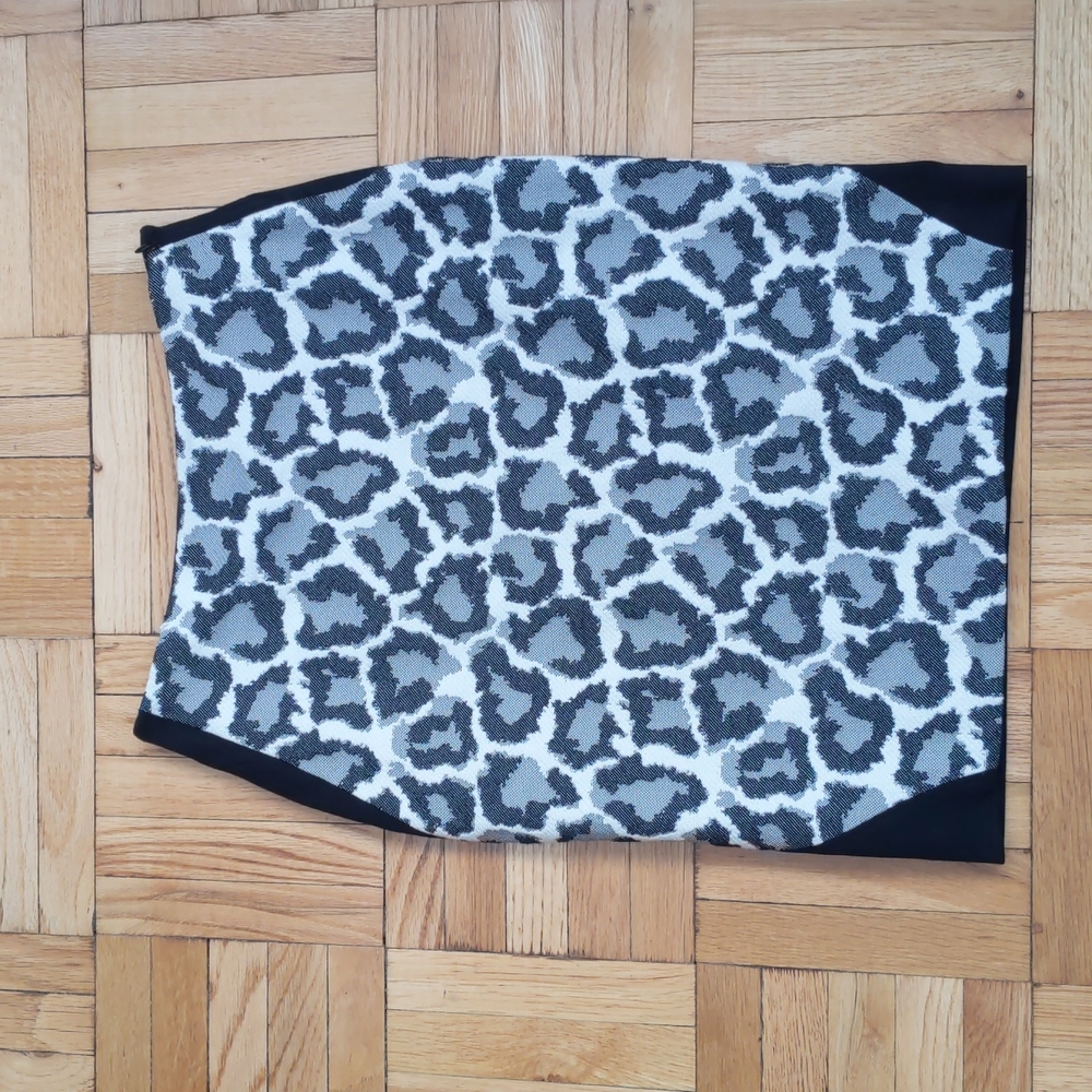 DVF leopard print skirt